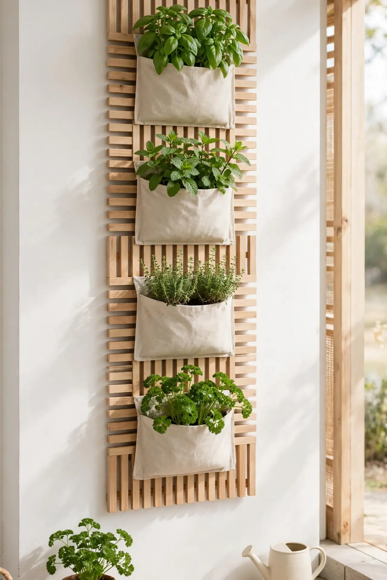 Vertical Herb Wall