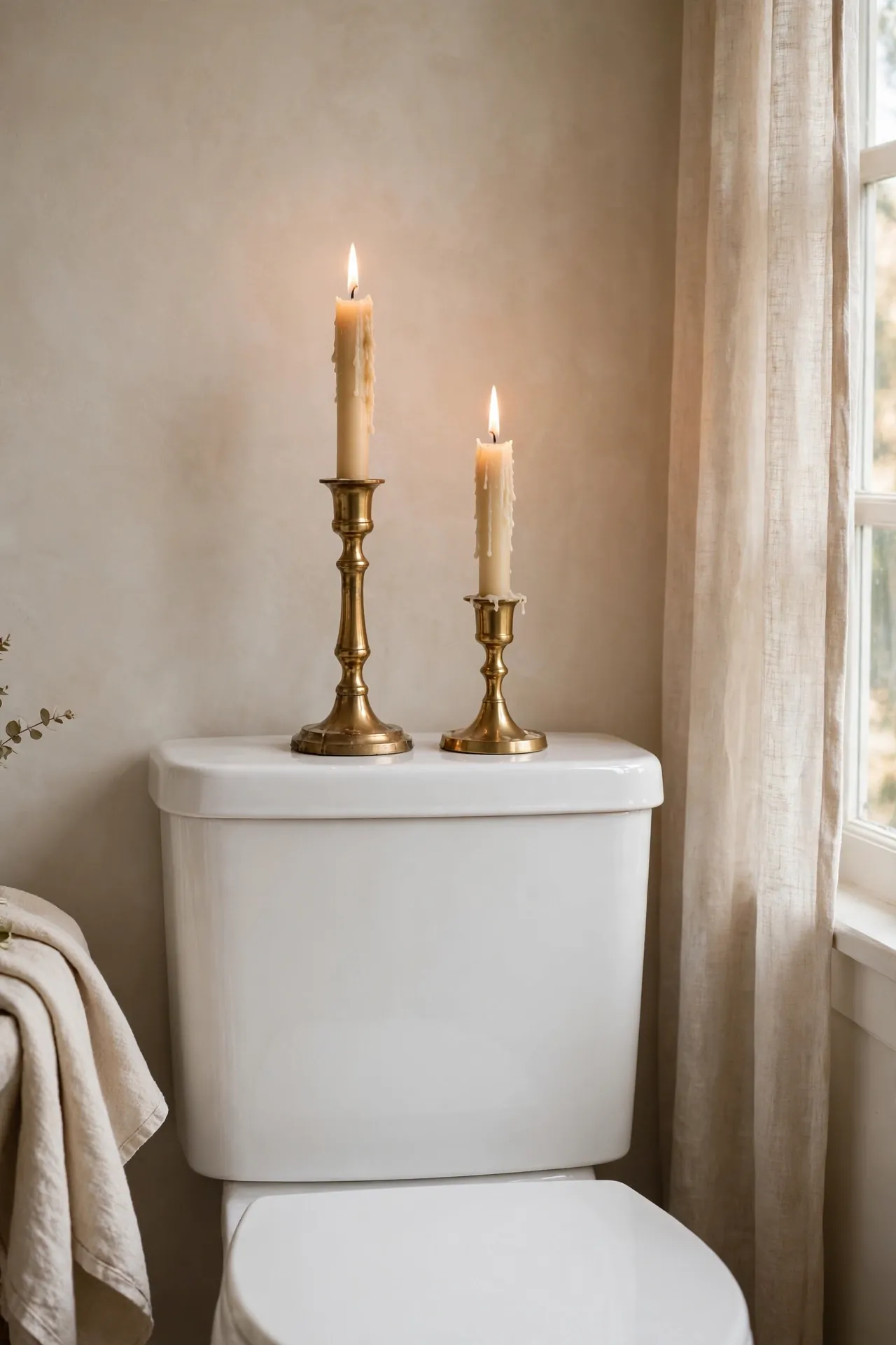 Brass Candle Glow