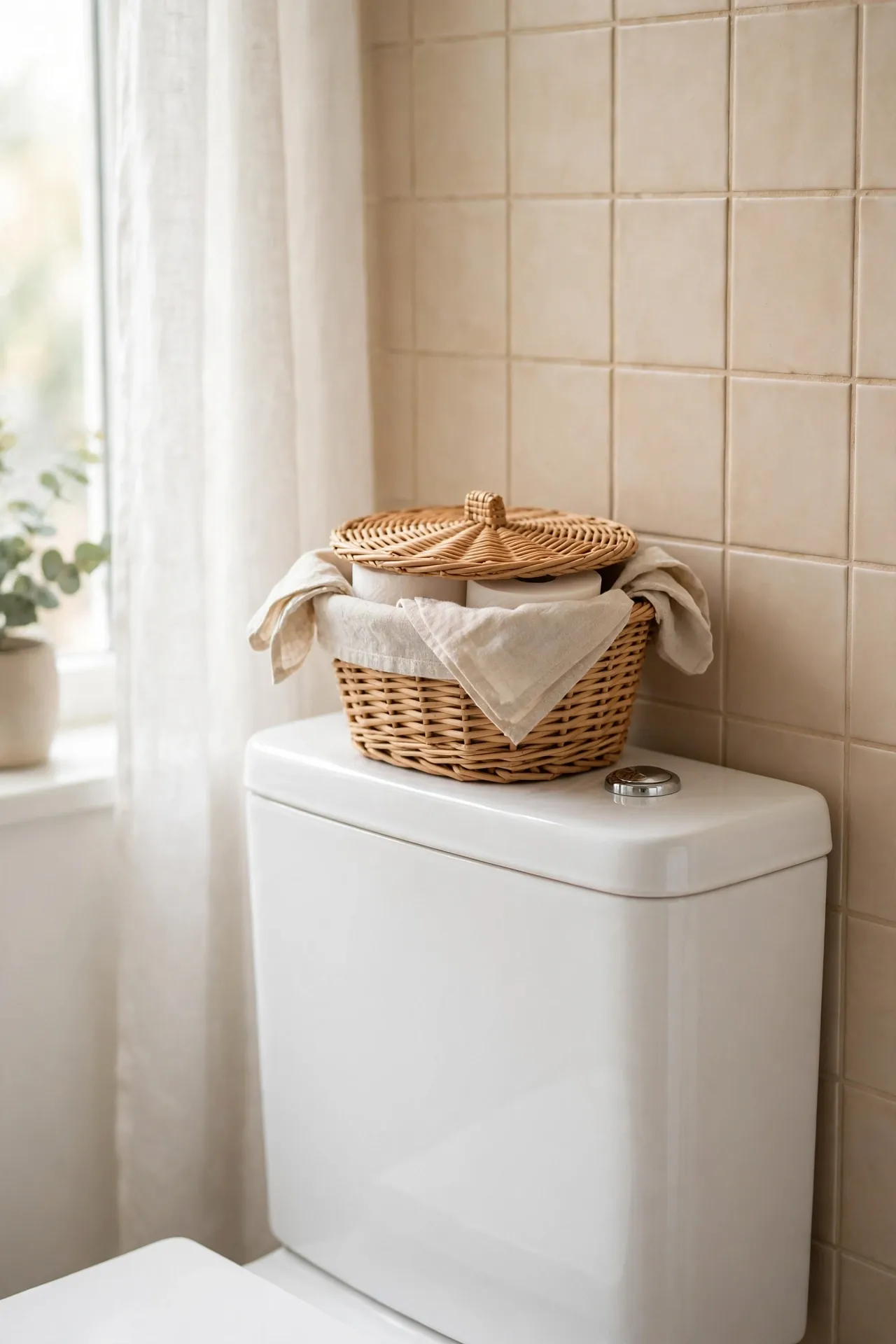 Wicker Basket Catchall