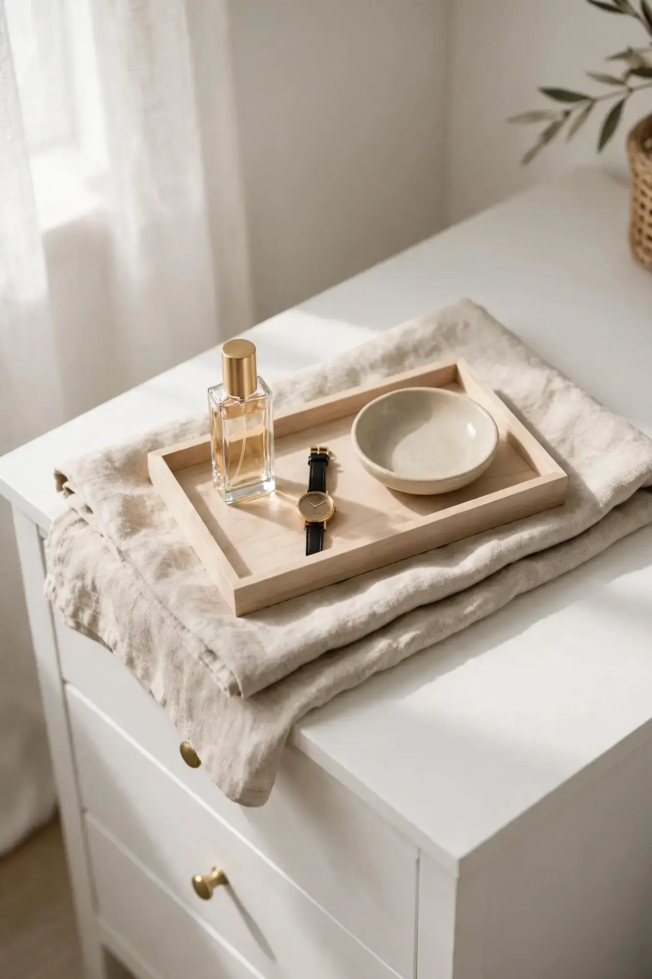 Minimalist Tray Setup