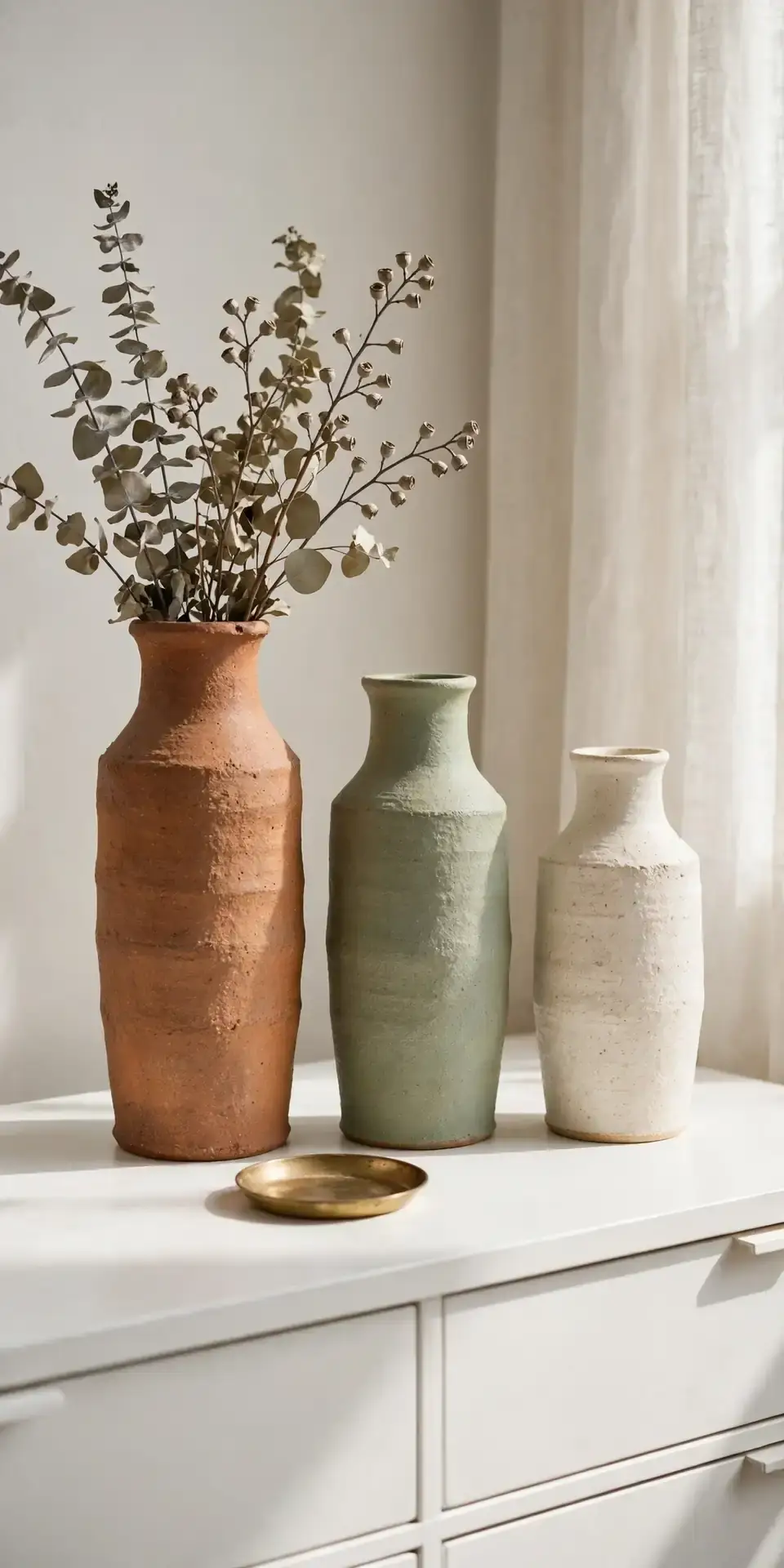 Ceramic Vase Trio