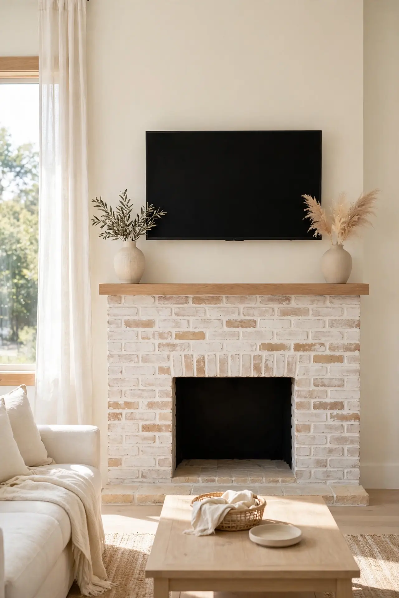 Whitewashed Brick Update