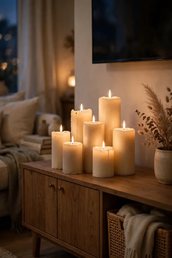 Candle Cluster Glow
