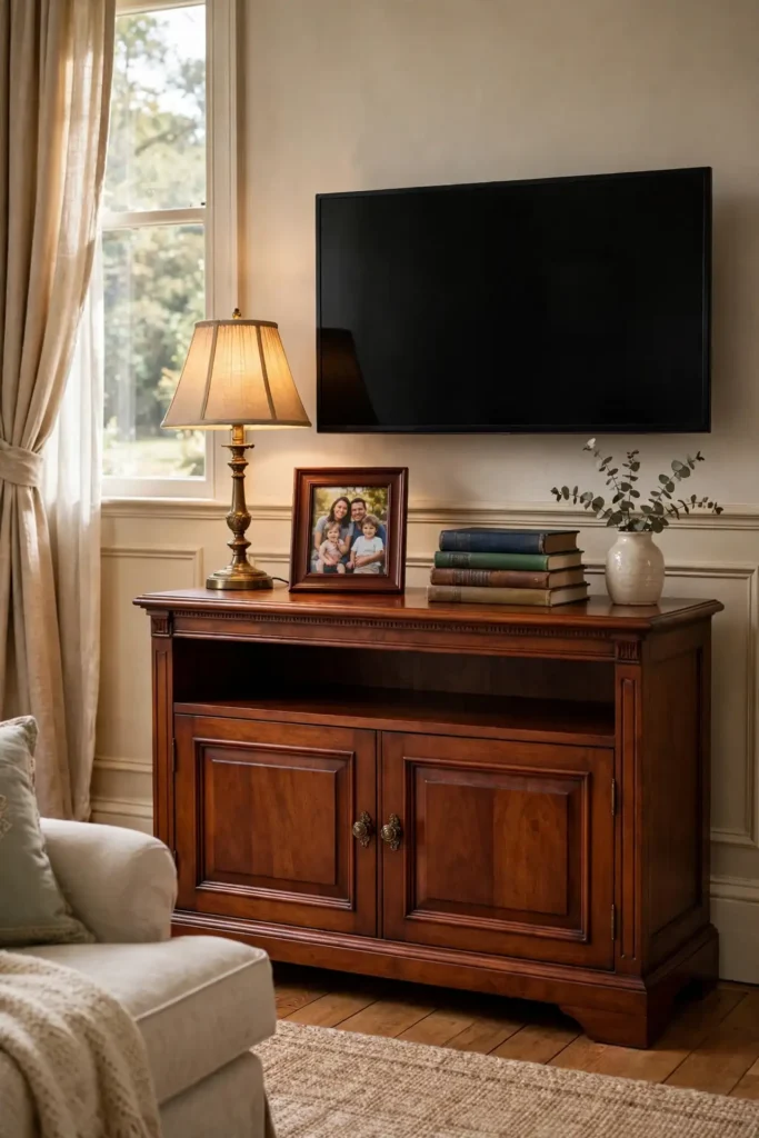 Classic tv stand decor ideas