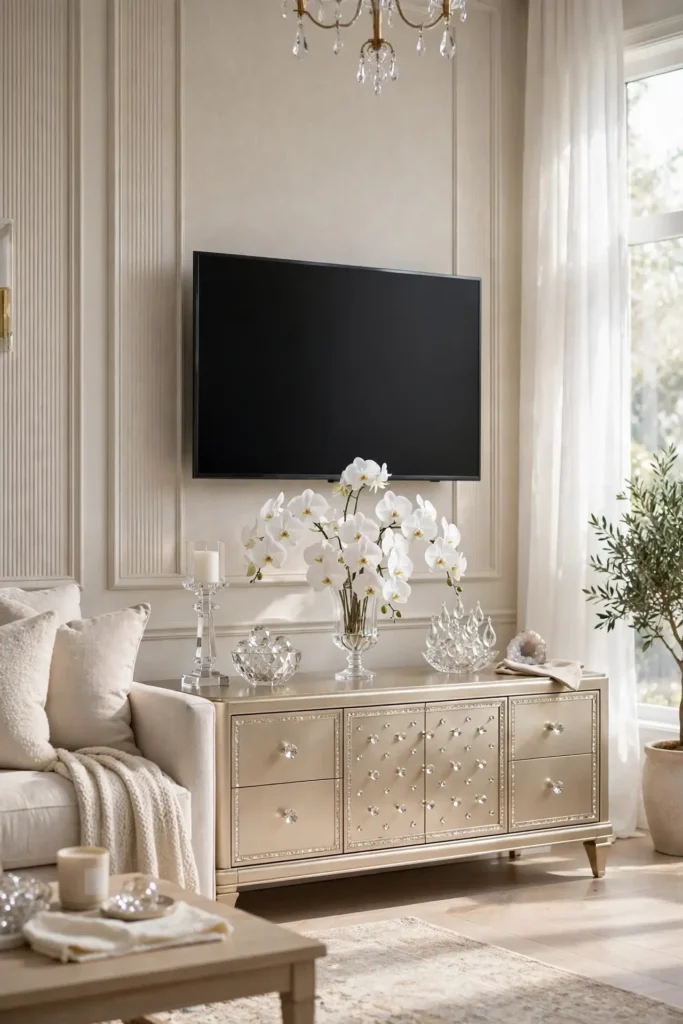 Elegant tv stand decor ideas