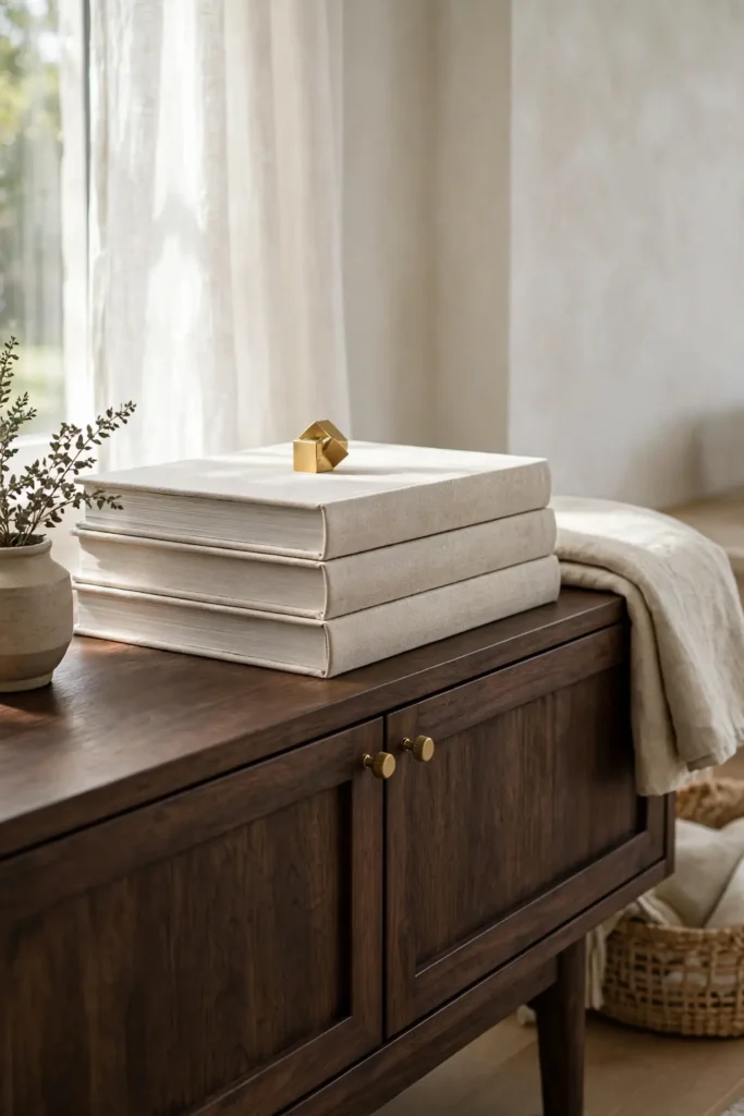 Stacked Coffee Table Books