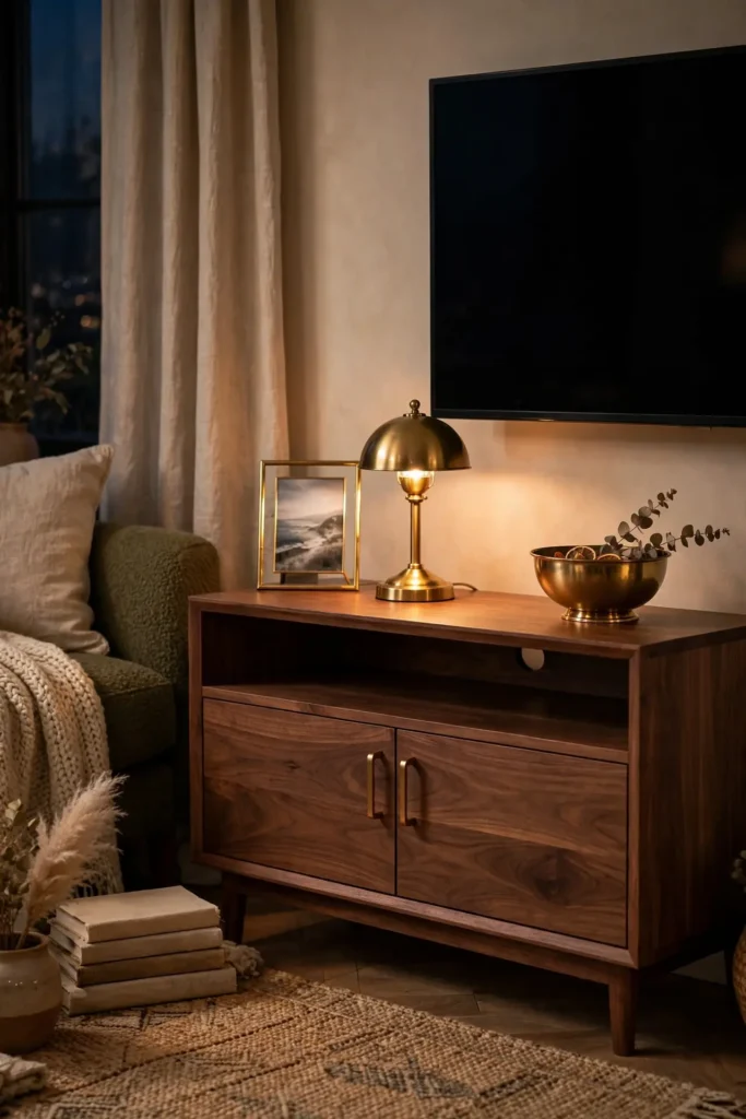 Warm Brass Accents