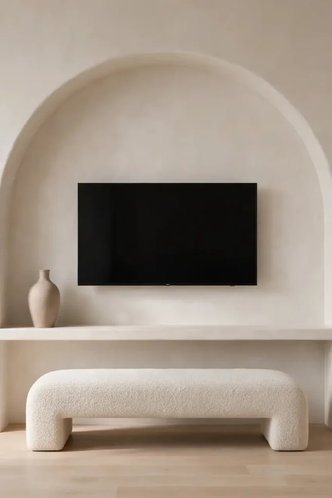 Curved TV Nooks