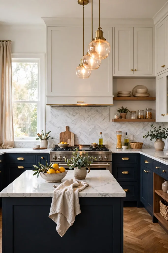 Brass Accent Finish