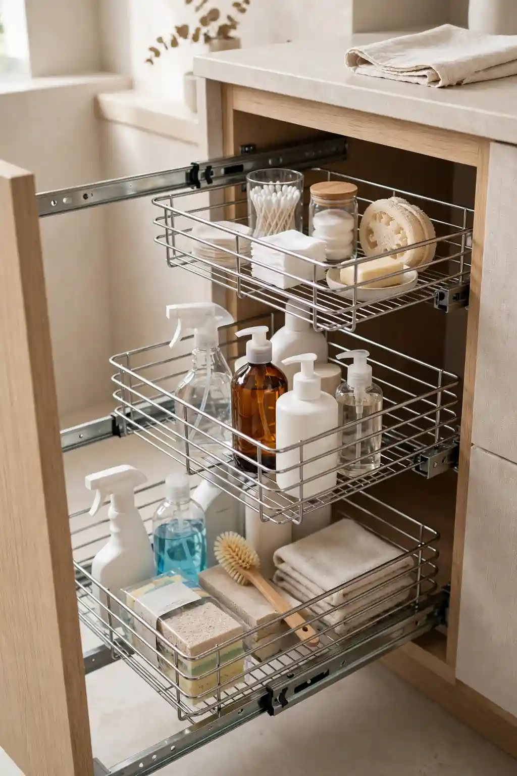 Pull Out Drawer Baskets