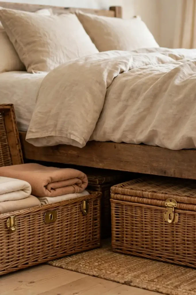 Wicker Trunk Boxes