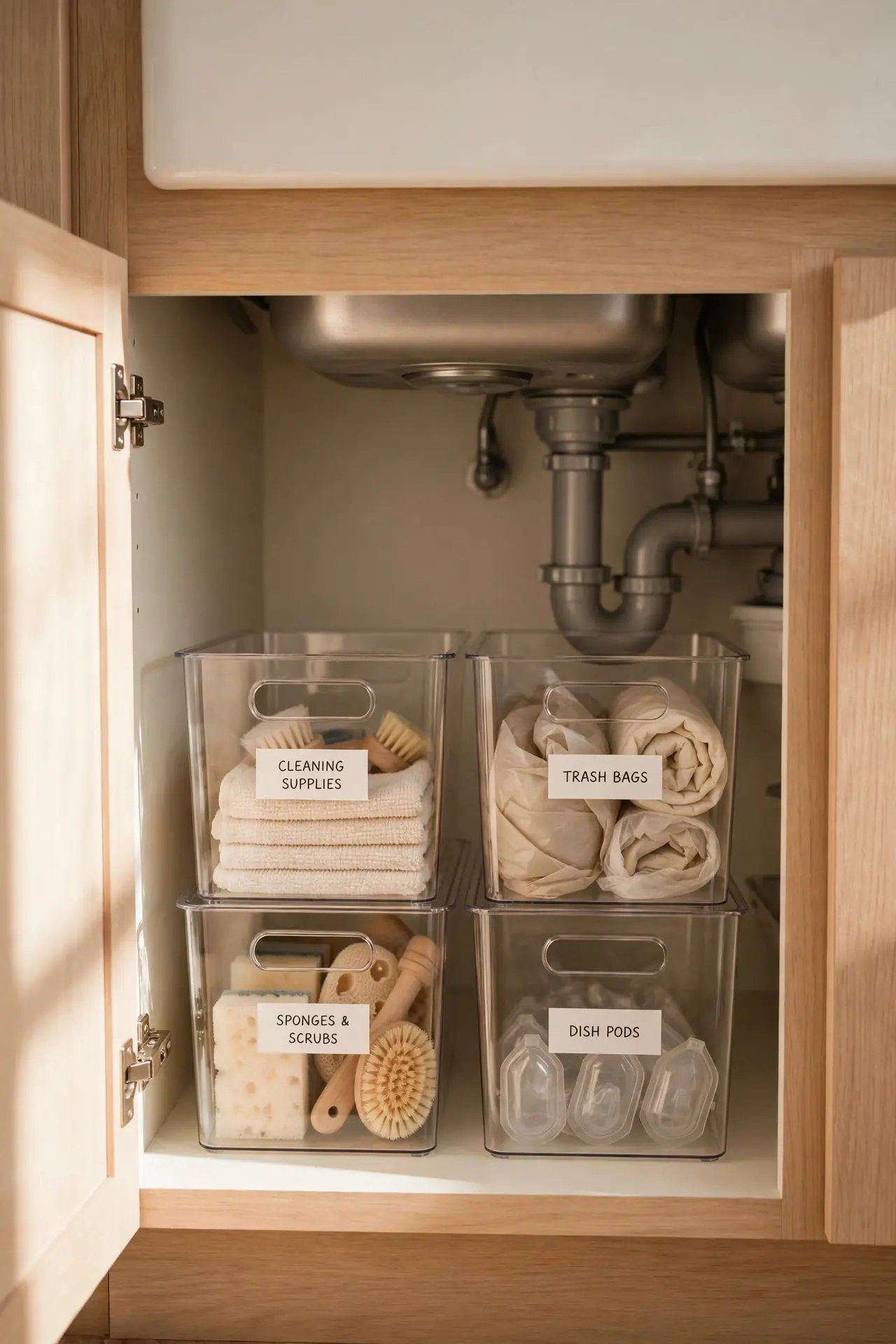 Labeled Bin Zones