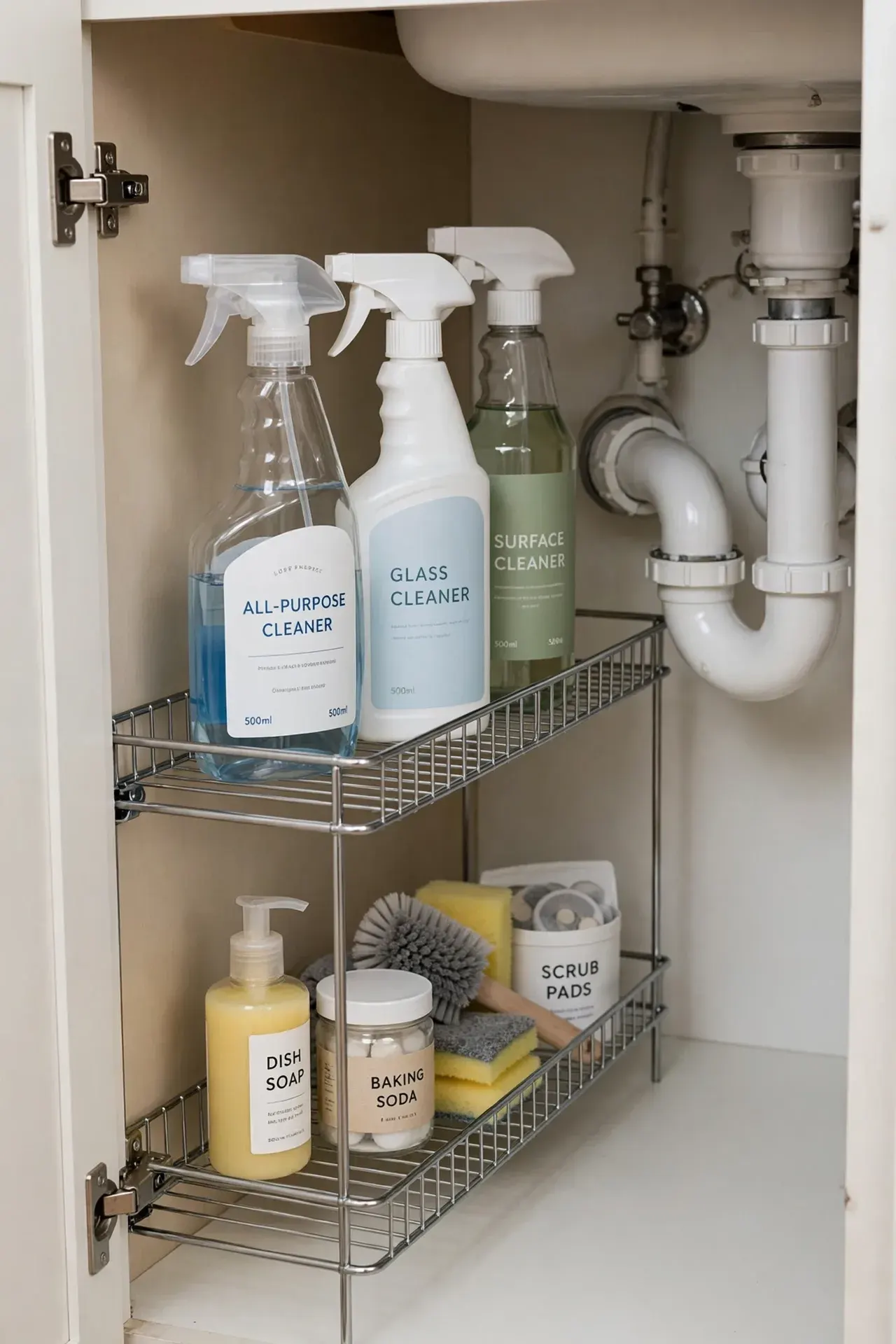 Tiered Cabinet Shelf