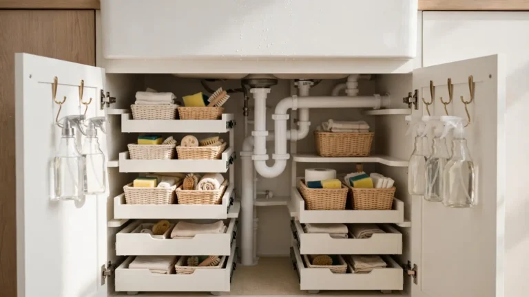 under sink storage