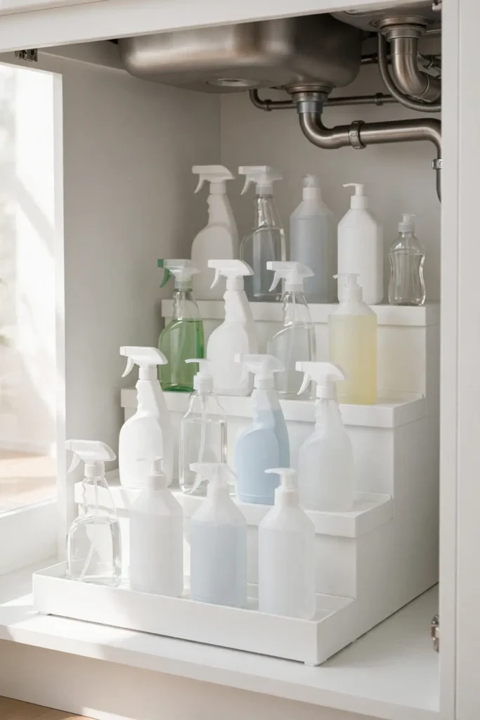 Tiered Shelving Unit