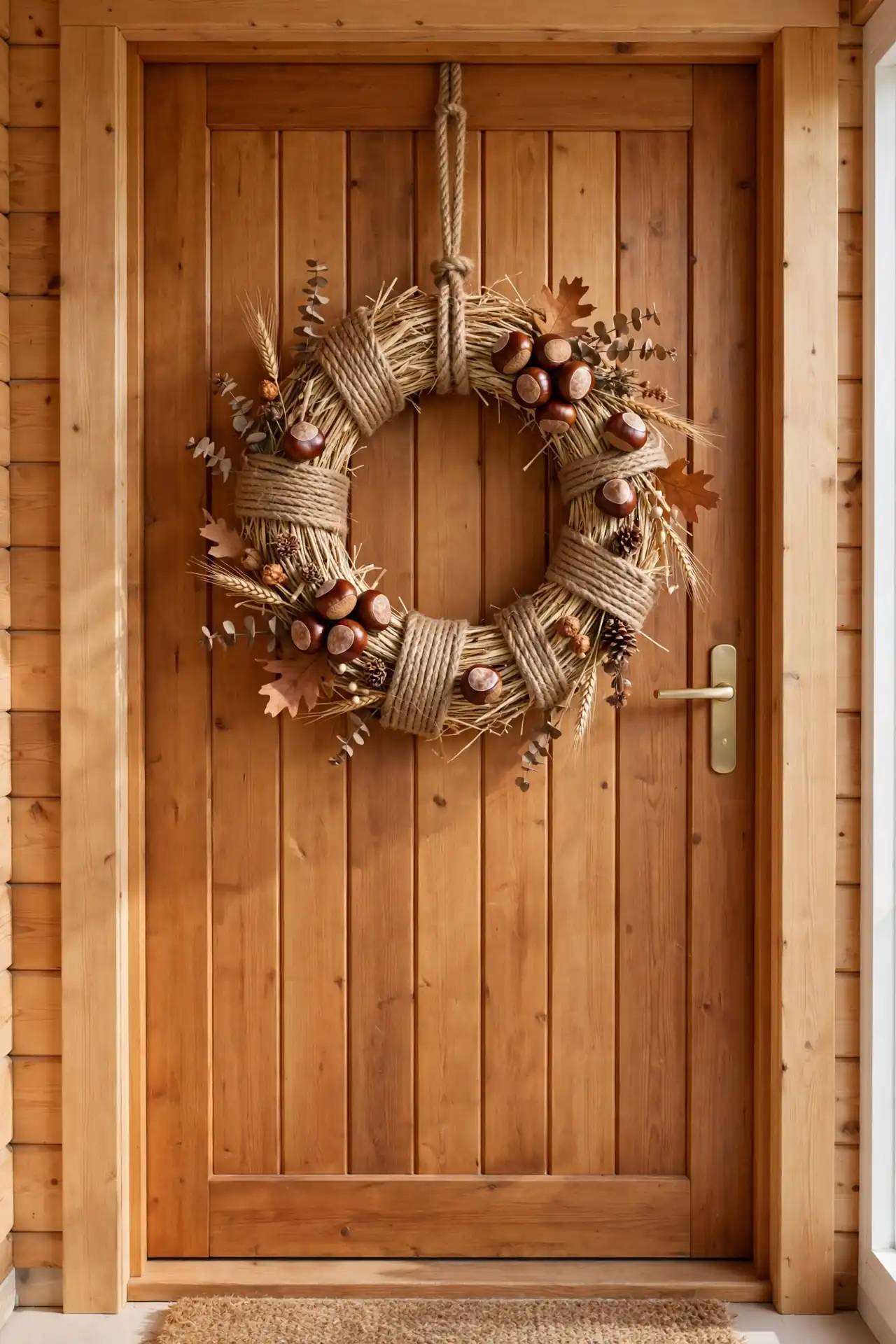 Chestnut Rope Wreath