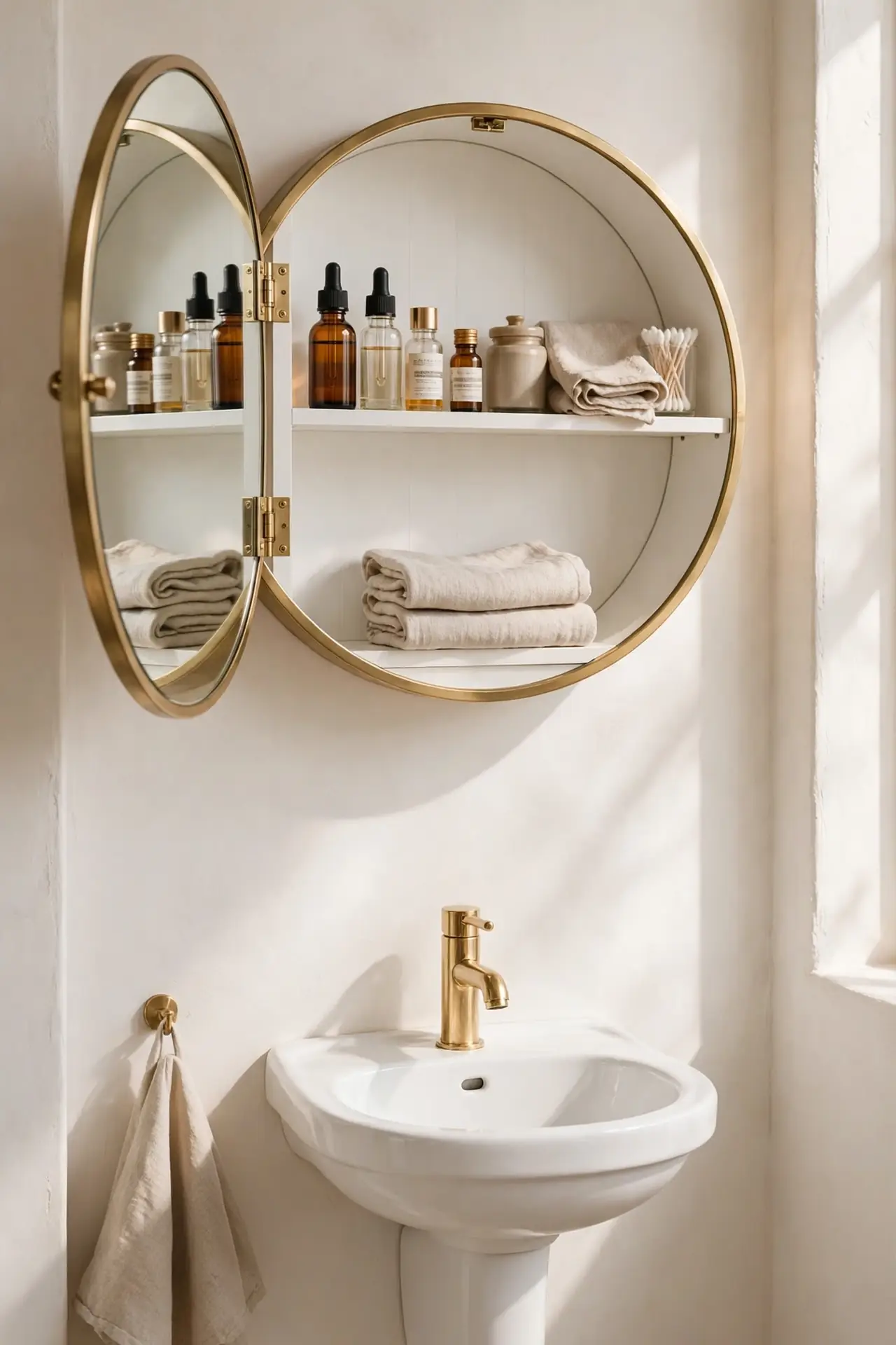 Pedestal Skirt Storage