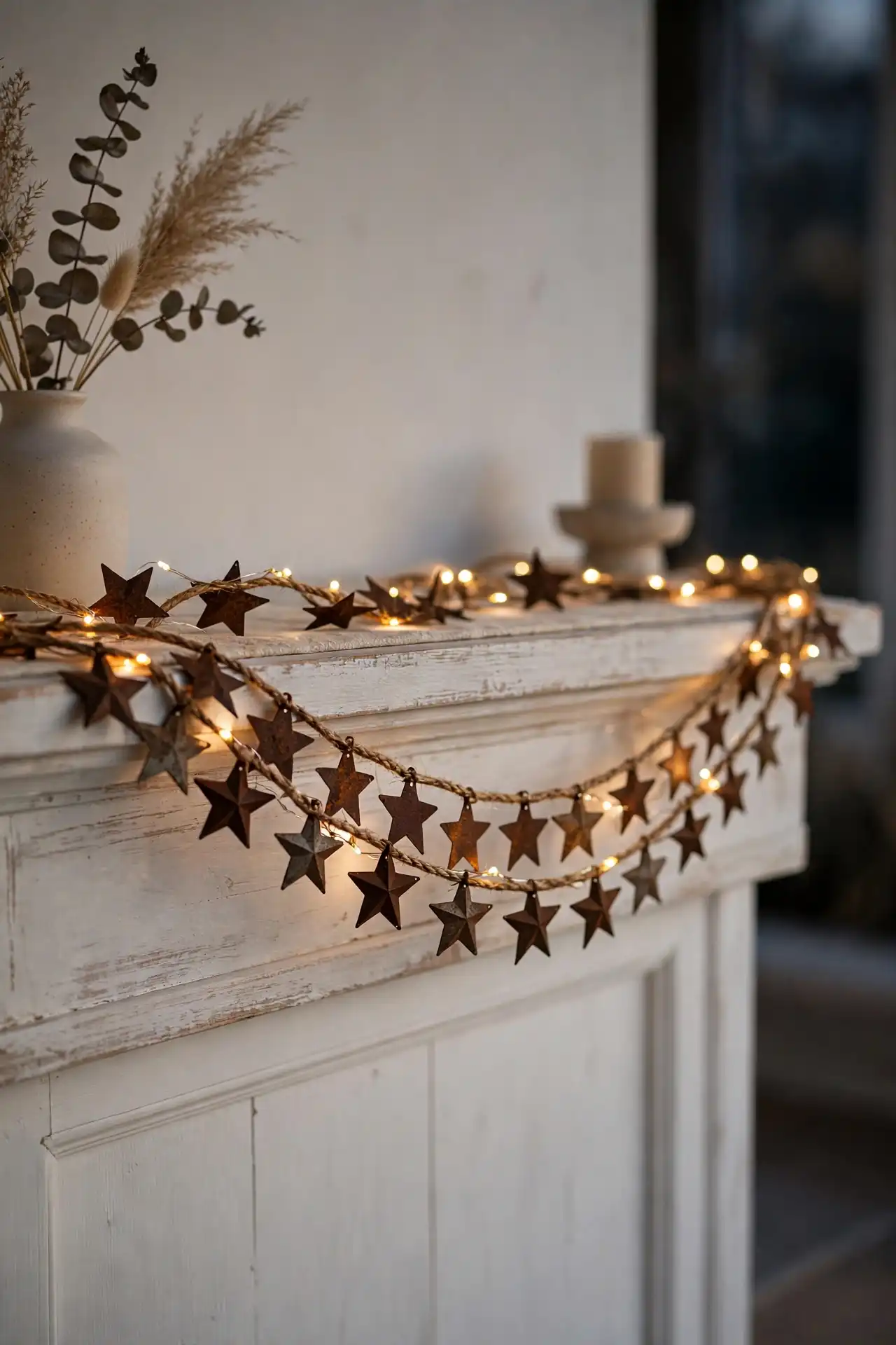 Rusty Star Garland