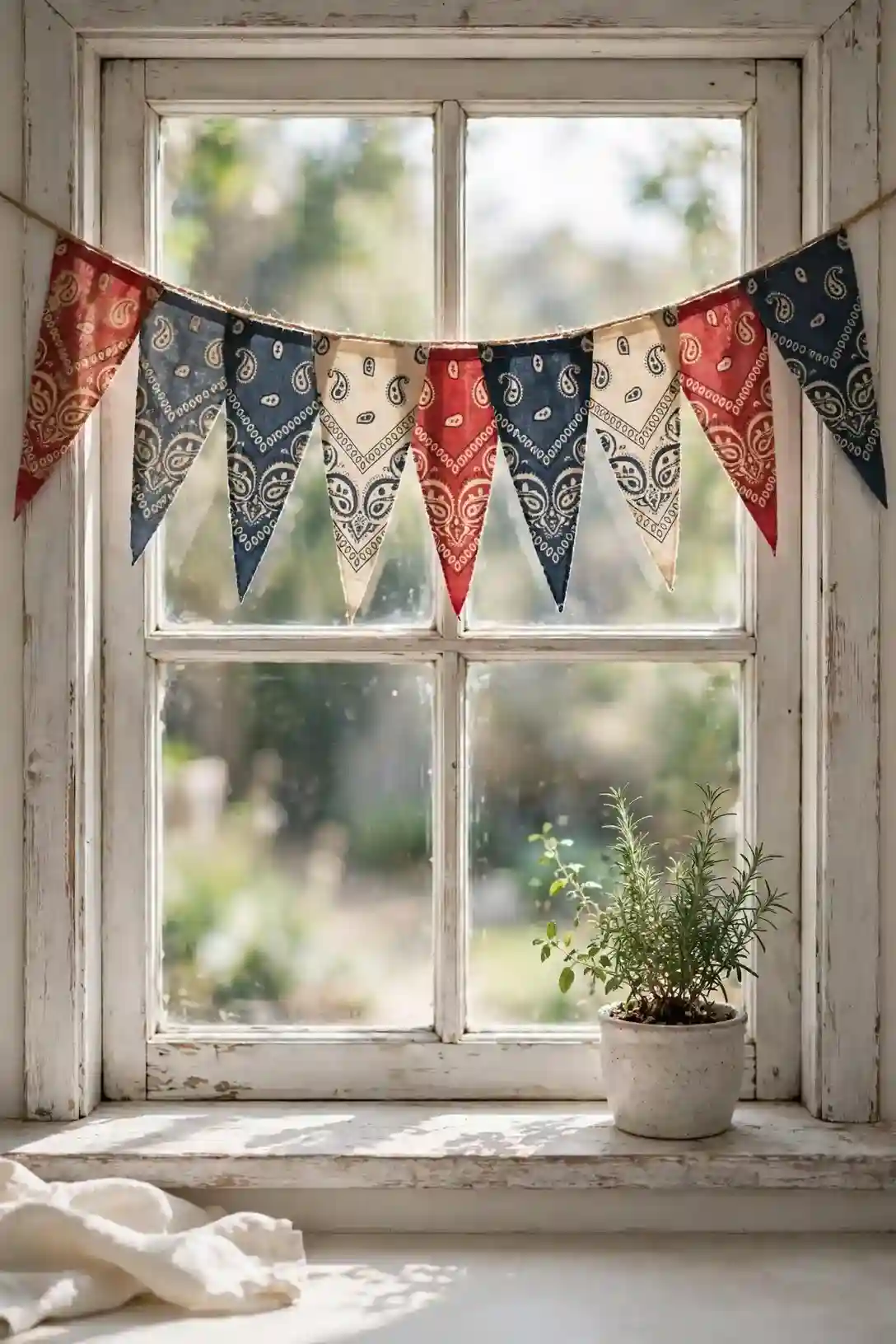 Vintage Bandana Bunting