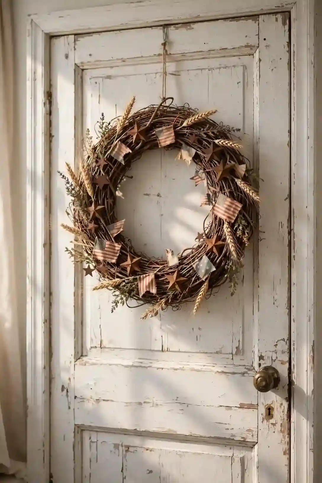Vintage Star Wreath
