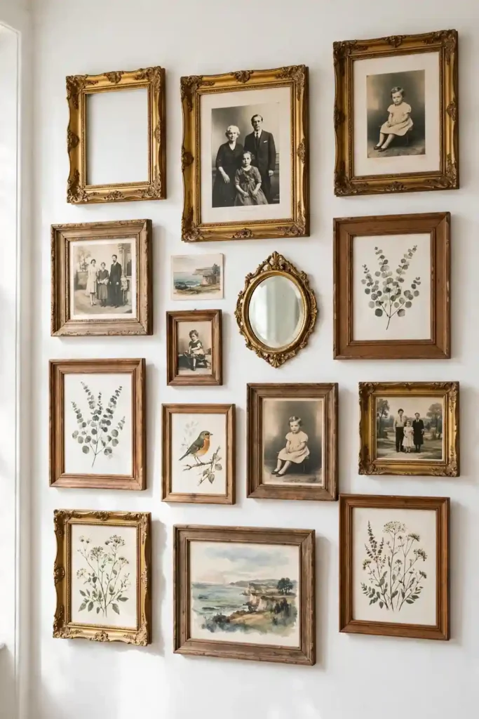 Vintage Gallery Wall Frames