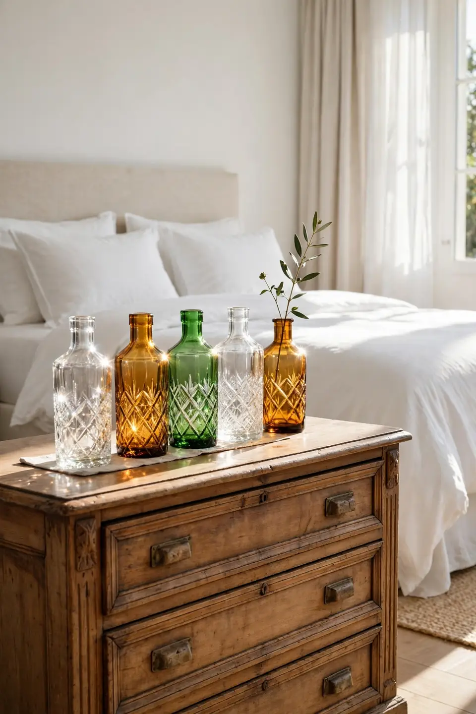 Cut Glass Bottles