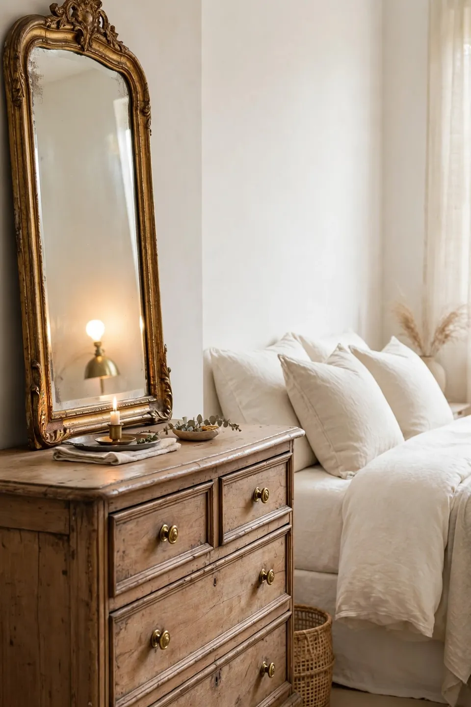 Gilded Antique Mirror