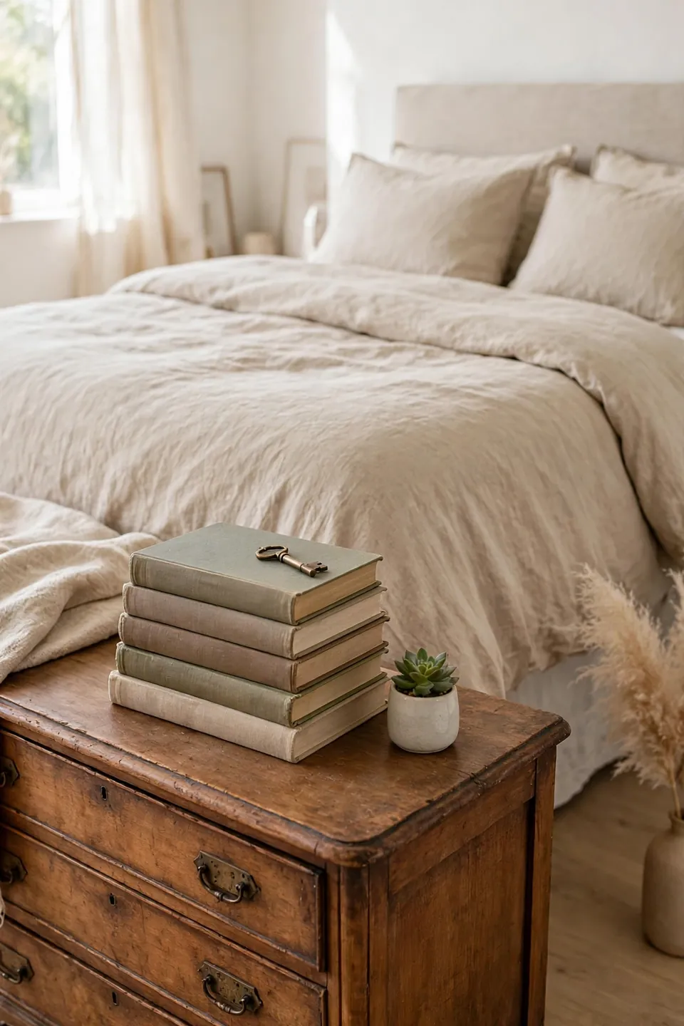 Stacked Vintage Books