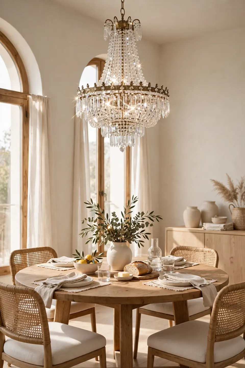 Crystal Chandelier Glow
