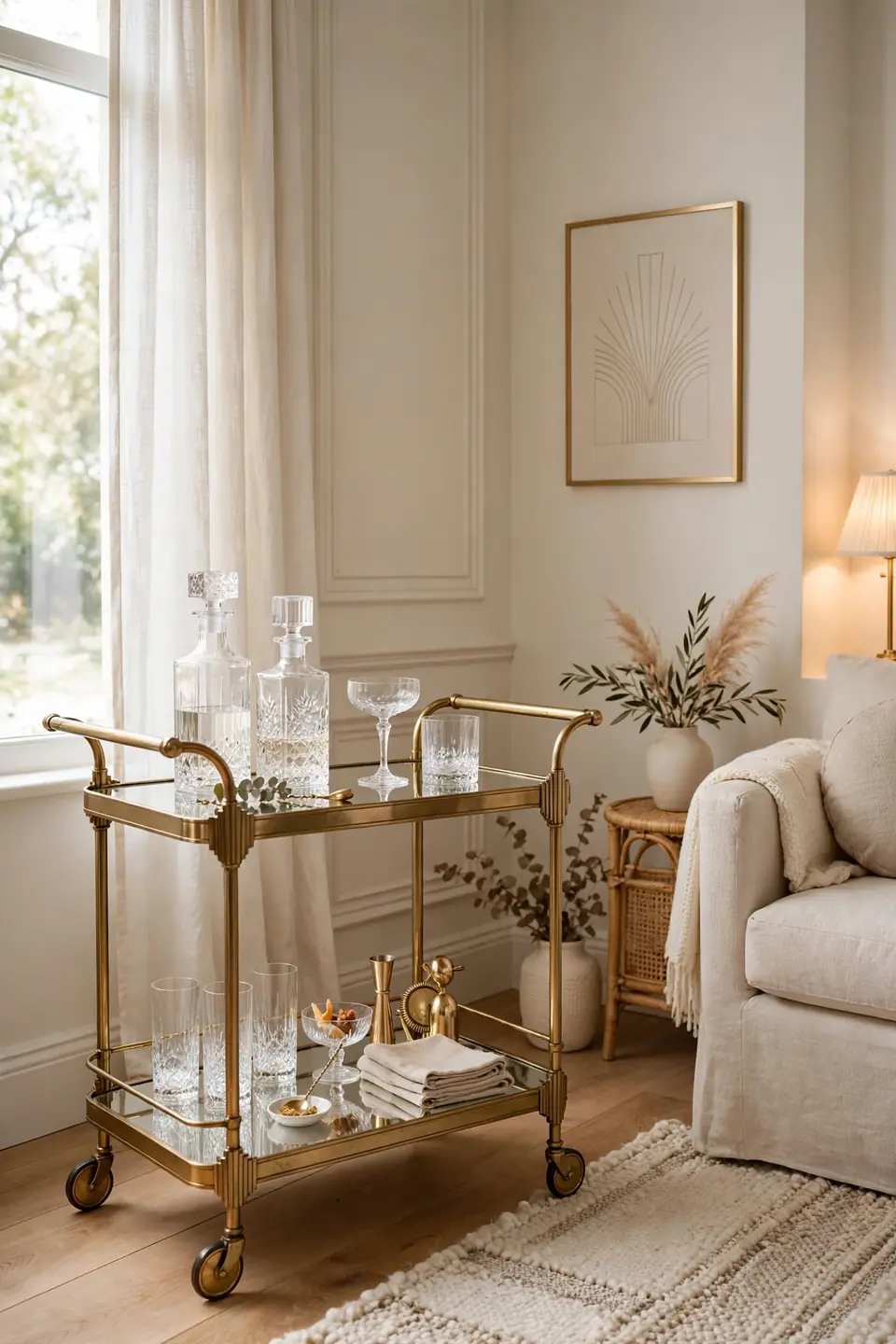 Deco Bar Cart