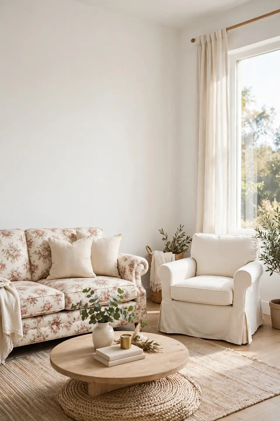 Floral Chintz Sofa