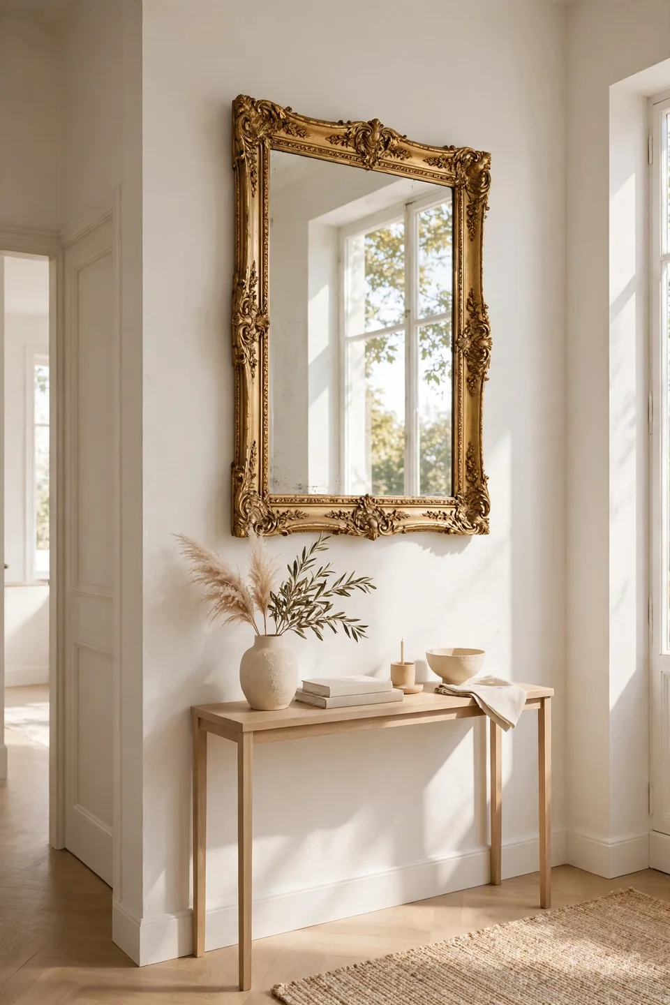 Ornate Gilded Mirror