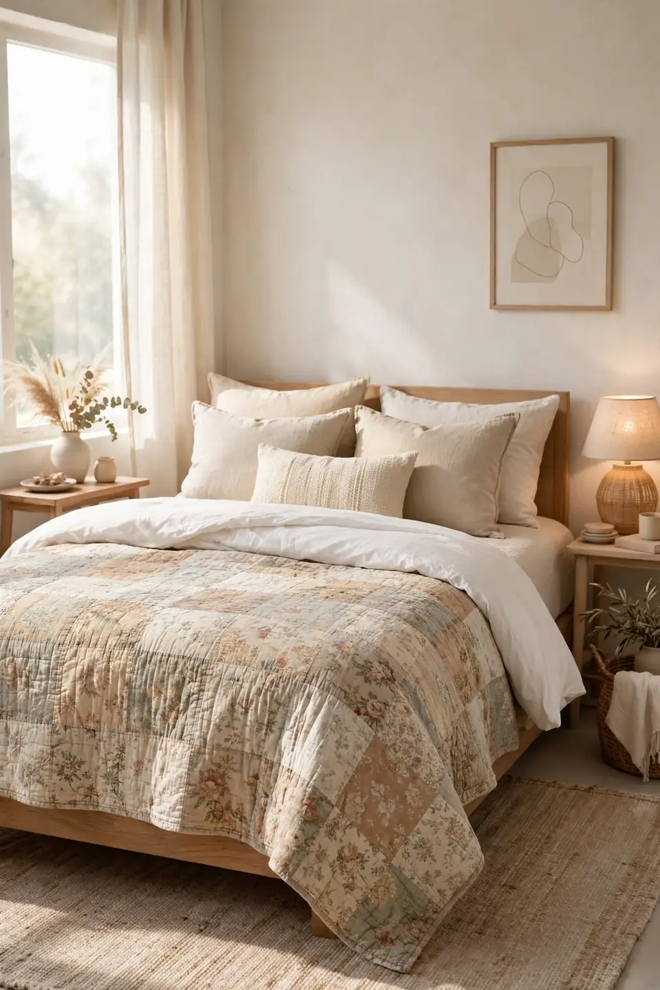 Patchwork Quilt Layers