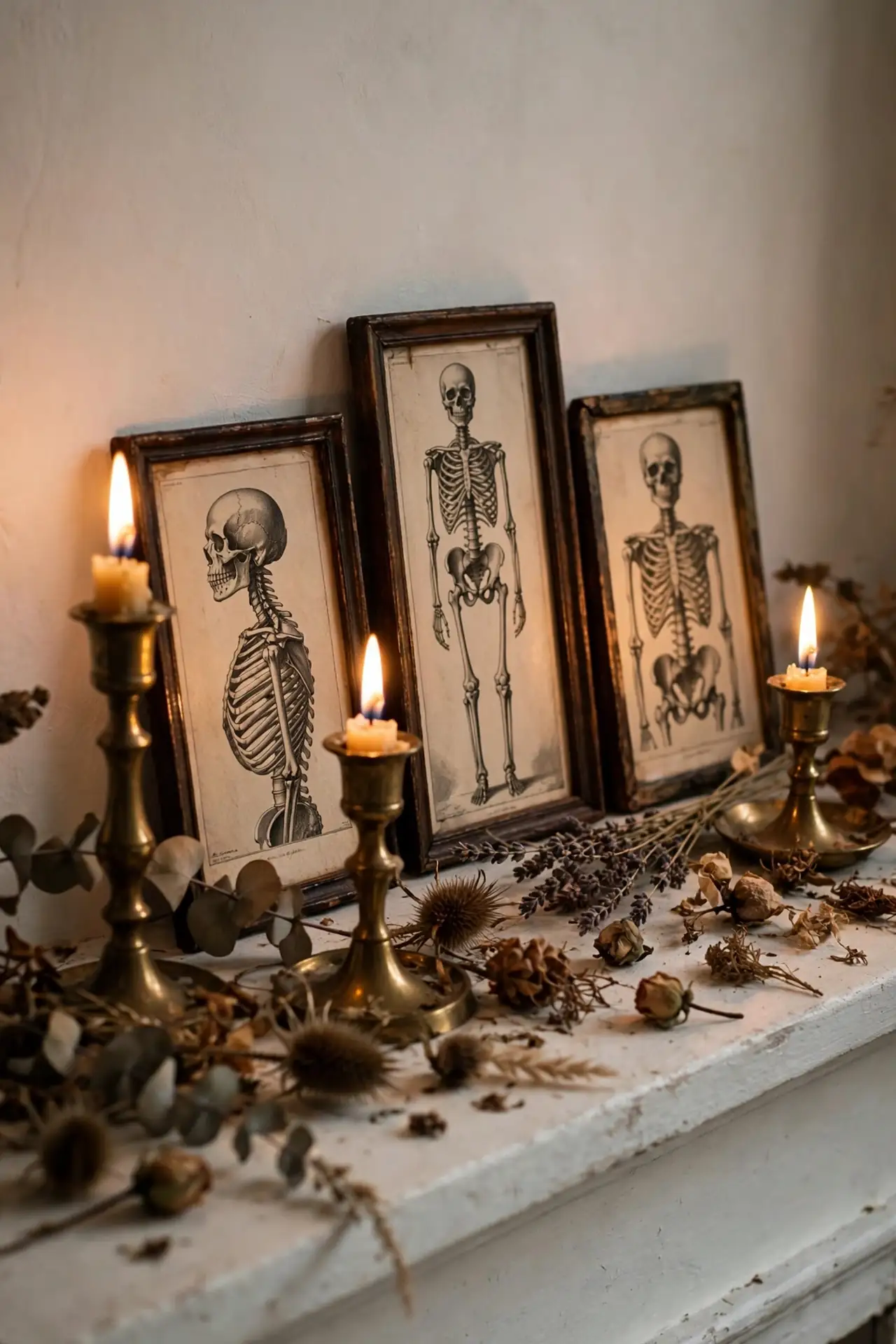 Skeleton cameo frames
