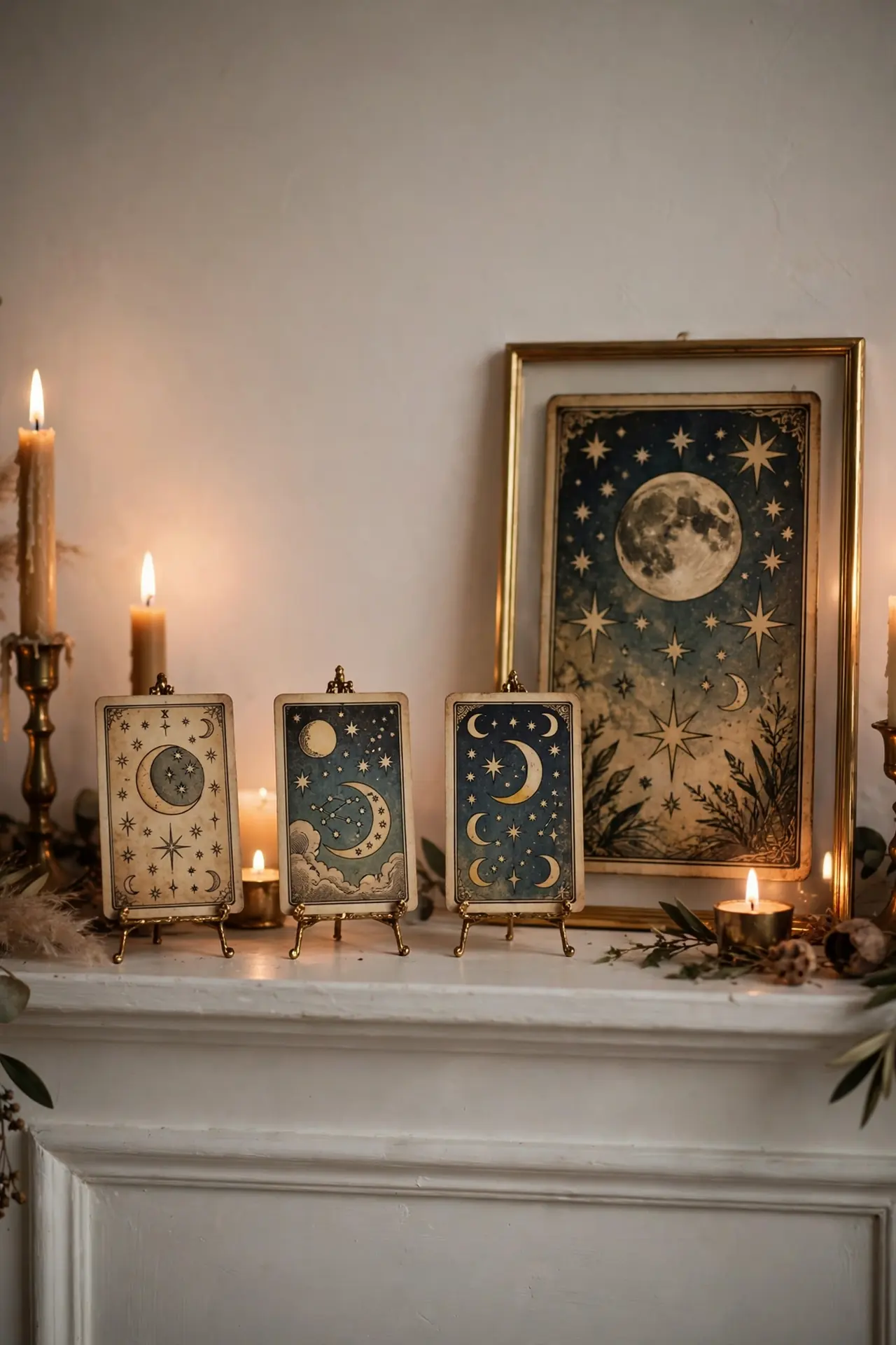 Tarot card lineup