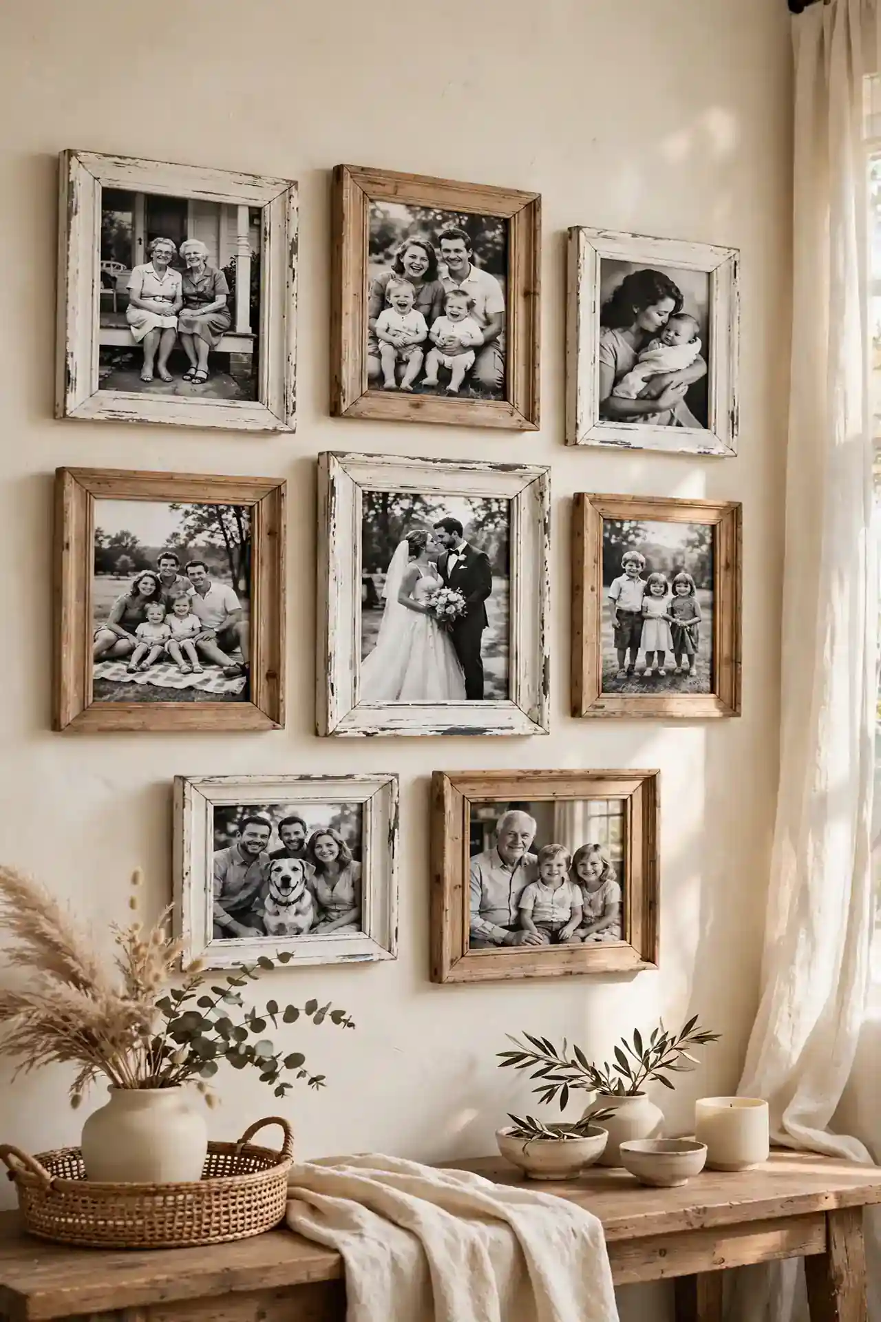 Distressed Wood Frames