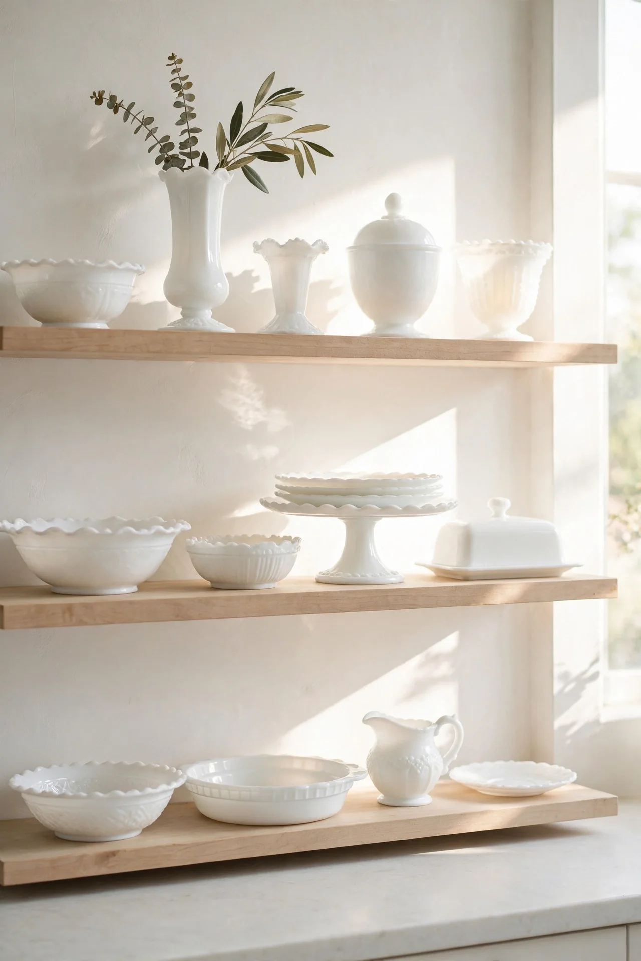Milk Glass Collection