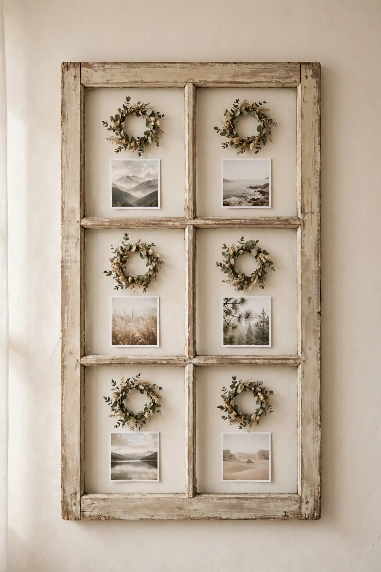 Repurposed Window Frame