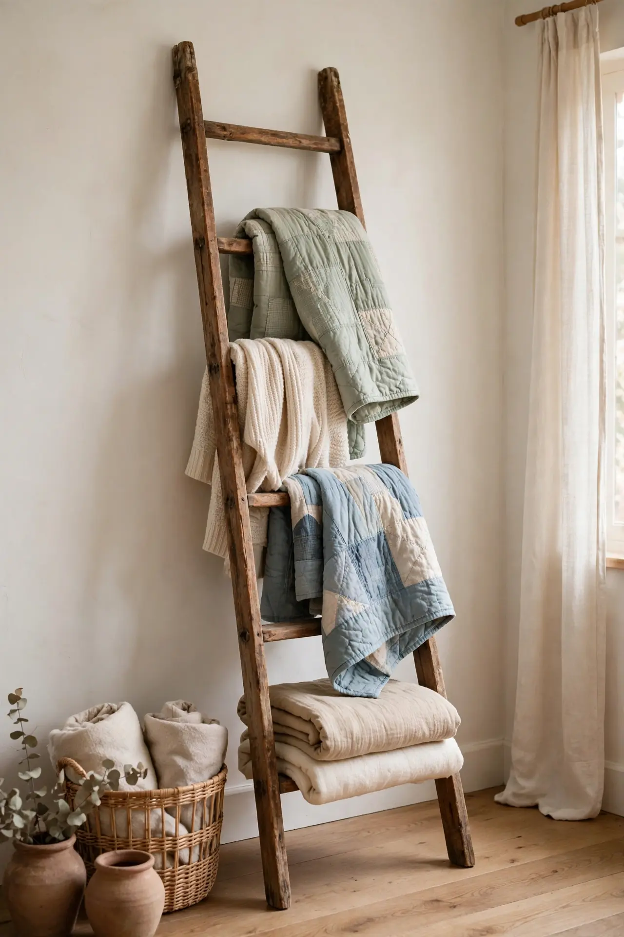 Rustic Ladder Display