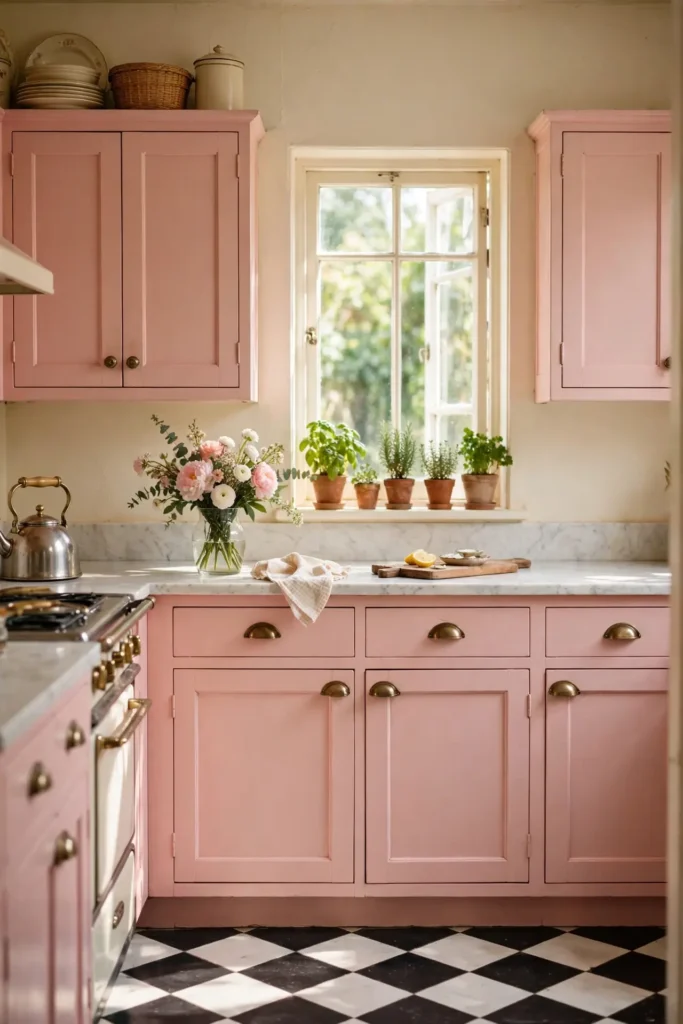 Blush Cabinet Refresh
