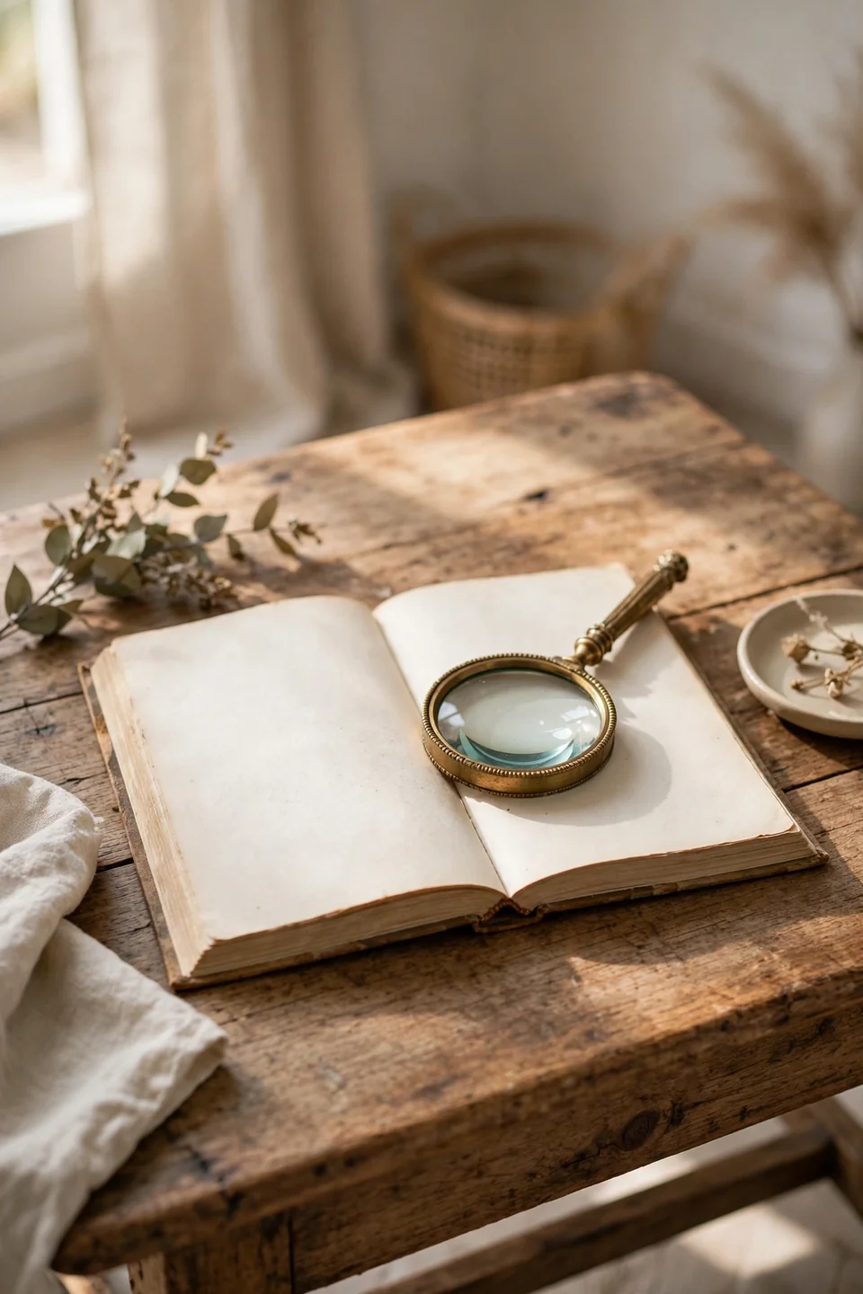 Antique Magnifying Glass