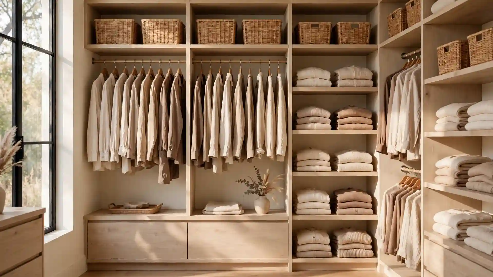 walk in closet organization