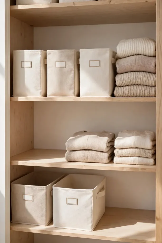 Labeled Storage Bins