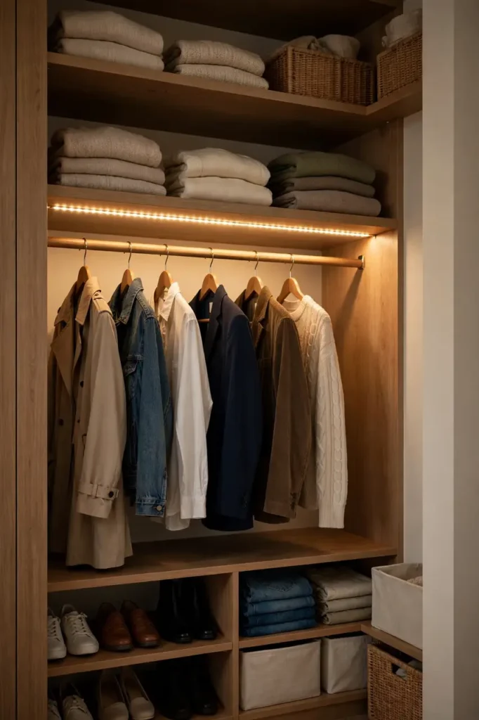 Wardrobe Rail Lights