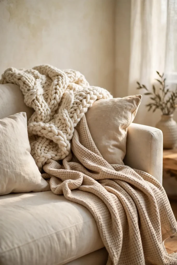 Textured Throw Blankets