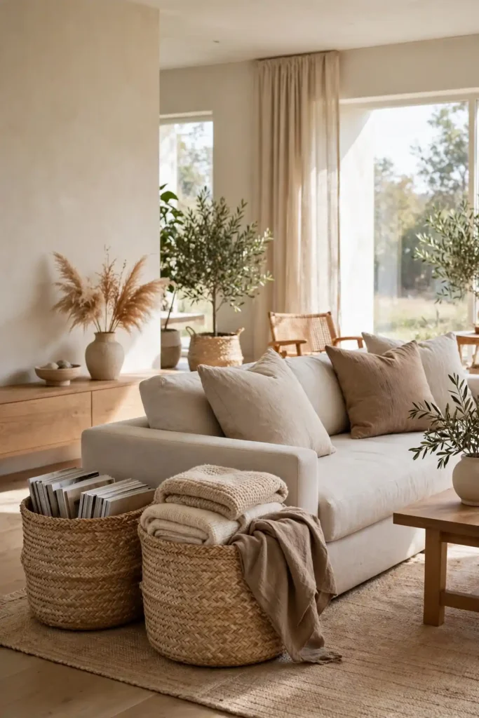 Woven Basket Storage