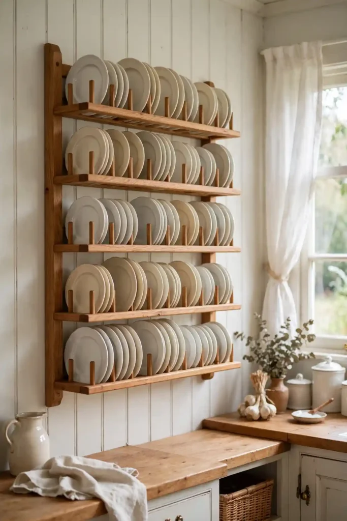 Wooden Plate Racks