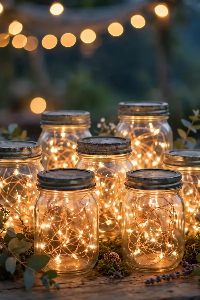 Fairy Light Jars