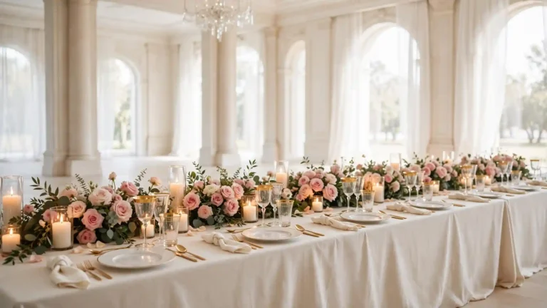 wedding reception table decor ideas