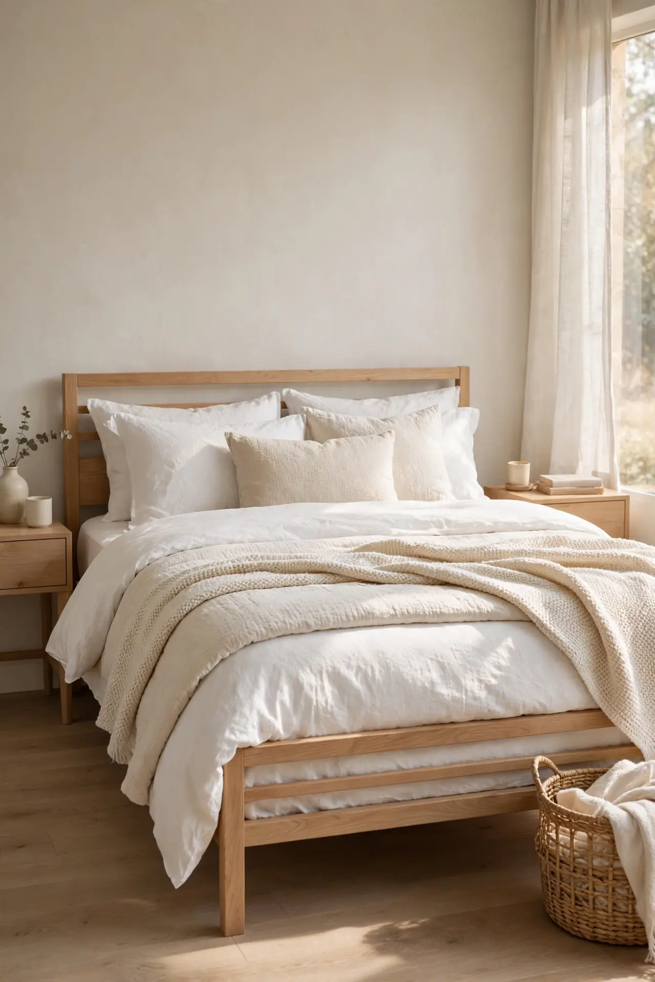 Cozy White and Wood Bedroom Decor Ideas